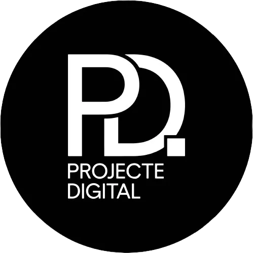 Logo de l'empresa de disseny web i gestió de xarxes socials Projecte Digital