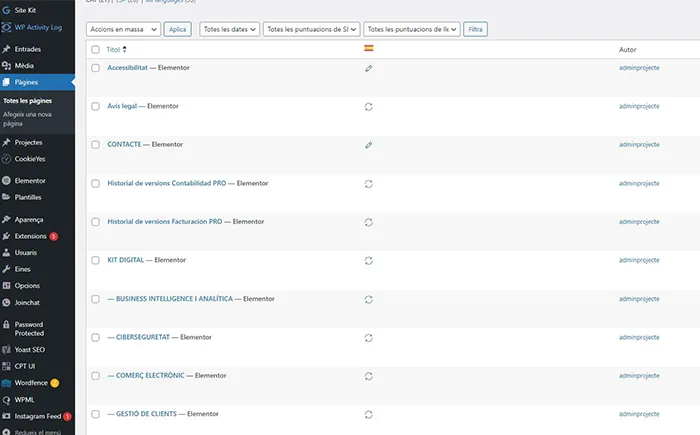 Auto gestió de pàgina web fàcil i còmode