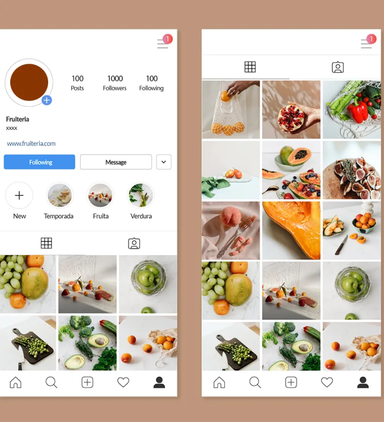 Servei de community management d'una fruiteria